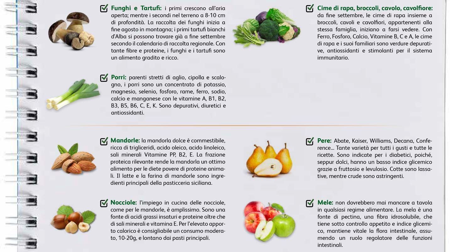 Mangiare di stagione - Settembre