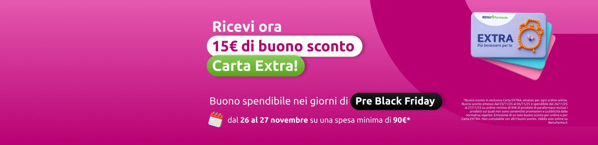 I tuoi acquisti valgono EXTRA! 