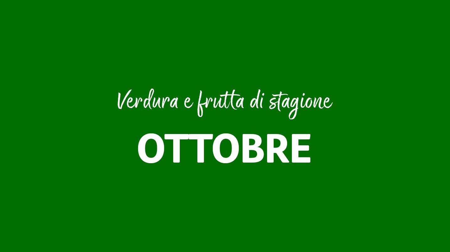 Mangiare di stagione - ottobre
