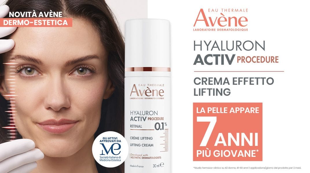 News dalle Aziende: Avène racconta  "Hyaluron Activ Procedure" crema effetto lifting