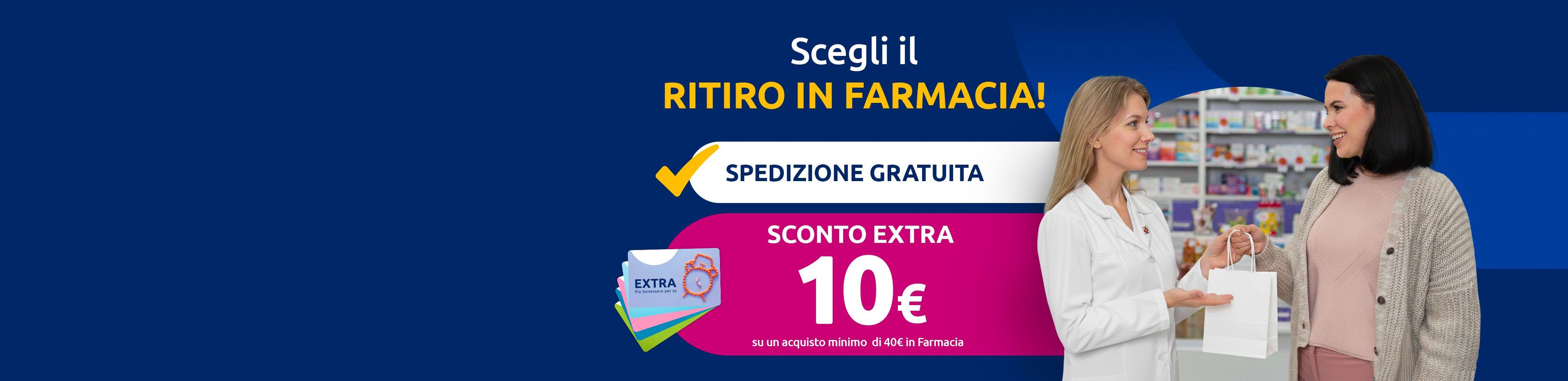 Ritira il tuo ordine gratis in Farmacia